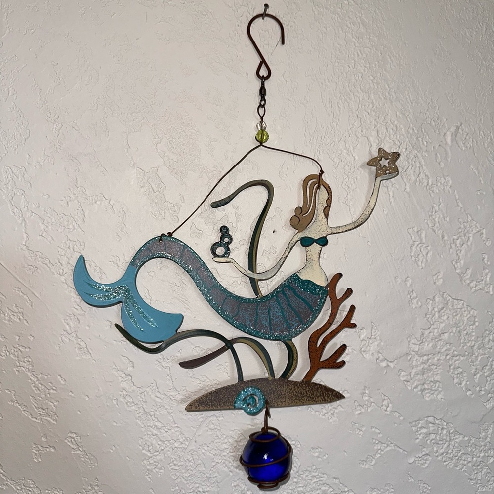 Beautiful mermaid hanging decor